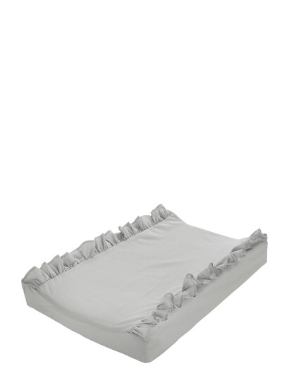 Borganäs of Sweden Changing Bed Cover Ruffle 50X70 Cm Sand - Grey - 50X70CM