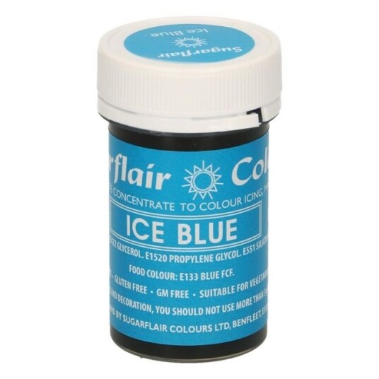 Sugarflair Pastafarge Ice Blue 25g