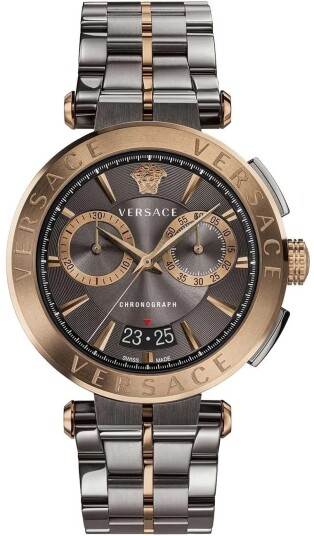 Versace Herreklokke VE1D02023 Aion Grå/Stål Ø45 mm
