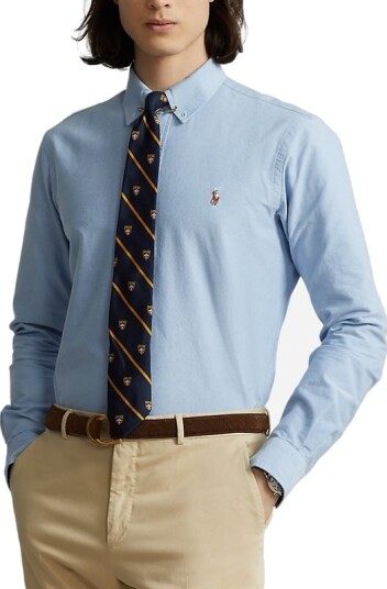Ralph Lauren Custom Fit Oxford Shirt - Blue Ralph Lauren Custom Fit Oxford Shirt - Blue