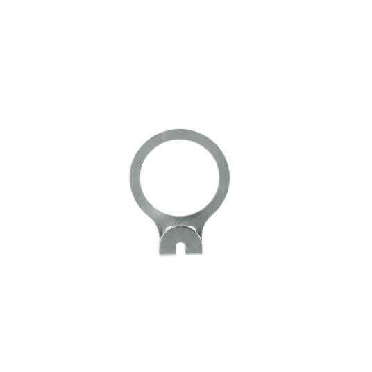 PULSIVA Hotellring til kleshenger med tyverisikring; 4.5 cm L; Sølvfarge; 6 Stykk / Forpakning PULSIVA Hotellring til kleshenger med tyverisikring; 4.5 cm L; Sølvfarge; 6 Stykk / Forpakning