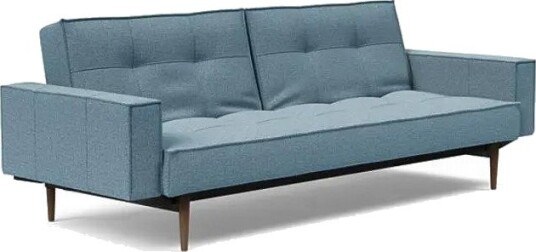 Sovesofa Splitback med Armlener & Mørk Styletto ben B 6004631
