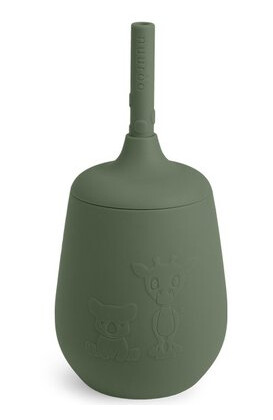 Nuuroo Drikkekopp med sugerør Adita Dusty Green 230 ml