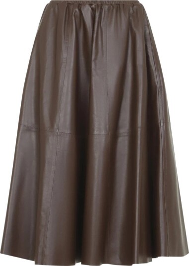 Alberta Ferretti Dame Skjørt Brun S,