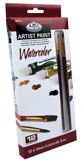 Royal & Langnickel Watercolor 12 Color Pack w/ Bonus Brushes 304003 Royal & Langnickel Watercolor 12 Color Pack w/ Bonus Brushes 304003