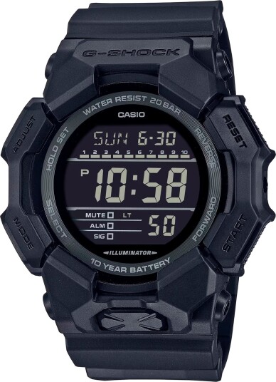 Casio Herreklokke GD 010 1A1ER G Shock LCD/Gummi Ø54.9 mm Casio Herreklokke GD 010 1A1ER G Shock LCD/Gummi Ø54.9 mm