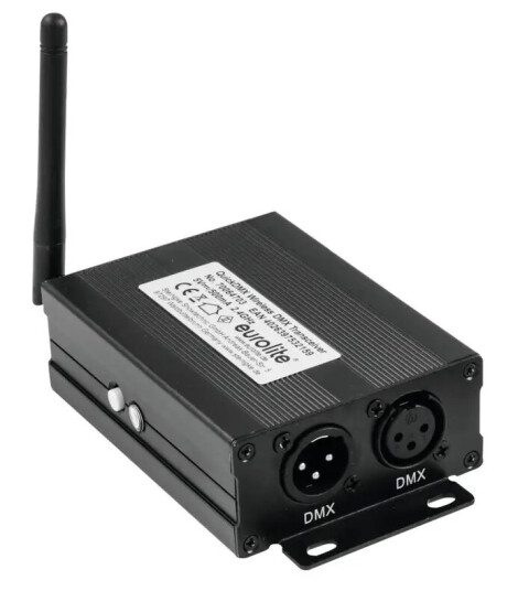 EuroLite Quickdmx Trådløs Transceiver Sender/mottaker Inkl Strømforsyning