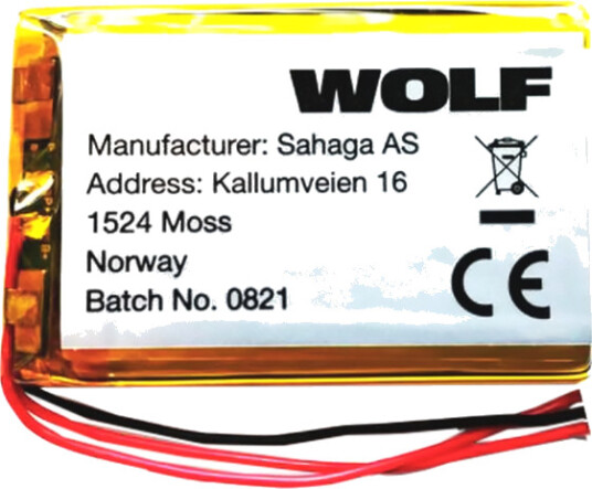 WOLF Batteri – Ekstra Oppladbar 1500 Mah 1 5 Timers Ladetid WOLF Batteri – Ekstra Oppladbar 1500 Mah 1 5 Timers Ladetid