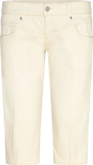 Monki Ultra Low Rise Capri Trousers - Cream - 42 Monki Ultra Low Rise Capri Trousers - Cream - 42