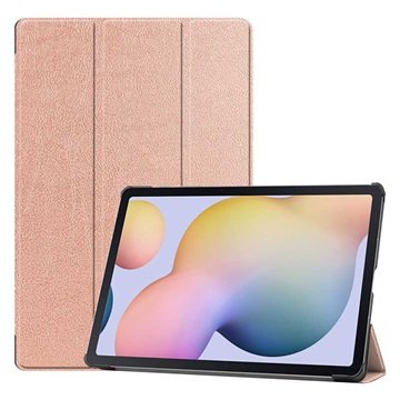 Tri Fold Series Samsung Galaxy Tab S7+/S8+ Folio etui Roségull