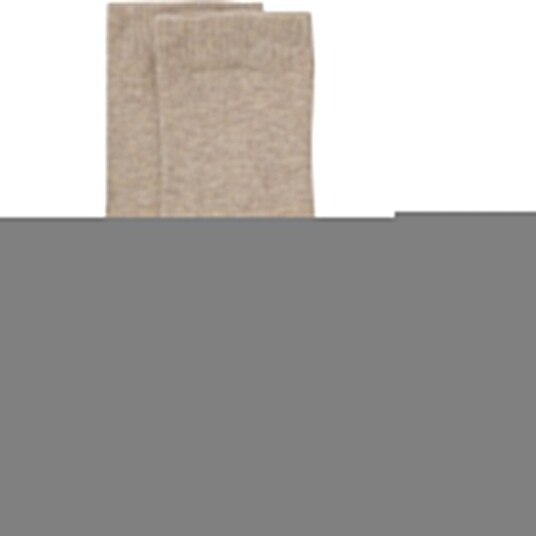 Minymo Silver Mink Melange Ankel Sokker 2-pakning 27-30