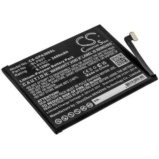 OnePlus X batteri (2400 mAh 3.8 V) OnePlus X batteri (2400 mAh 3.8 V)