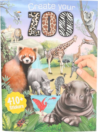 TRENDS by Depesche Create Your ZOO Colouring Bok TRENDS by Depesche Create Your ZOO Colouring Bok