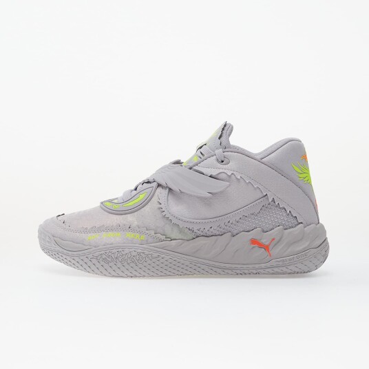 Joggesko Puma MB.05 Metallic Vibrant Silver Yellow Alert Glowing Red EUR 45