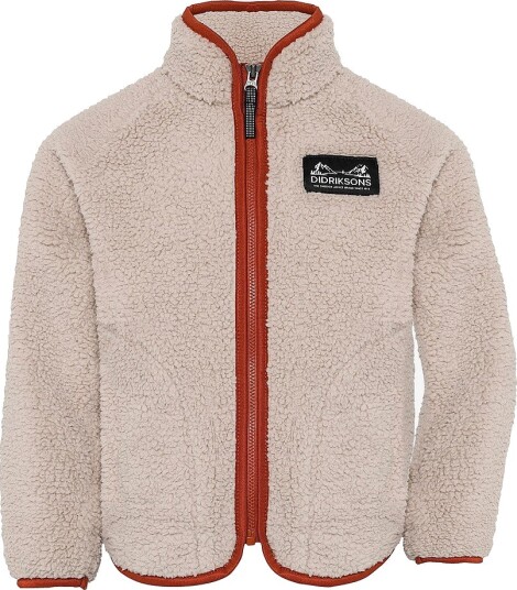 Didriksons   Fleeceskjorte Gibbs Kids Fullzip 2   Beige