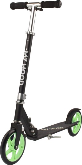 My Hood | Sparkesykkel - My Hood 200mm Svart lime My Hood | Sparkesykkel - My Hood 200mm Svart lime