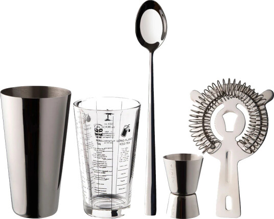Dorre Barset Boston Shaker 7 Dl Mätglass 1,5-3,0 cl Drinksil Skje 1726215-01-136 1714528-01-0