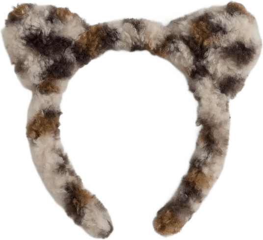 Mango Animal Print Headband Beige ONE SIZE