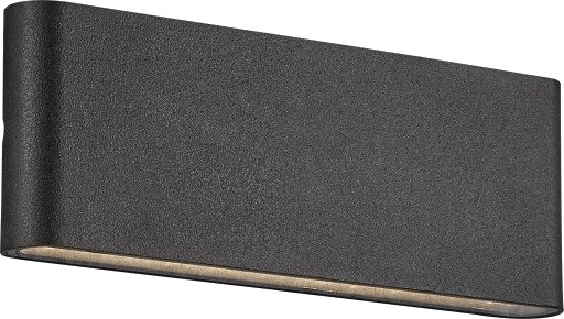 Nordlux Kinver 26 vegglampe opp/ned utendørs 10W IP54 - Svart Nordlux Kinver 26 vegglampe opp/ned utendørs 10W IP54 - Svart