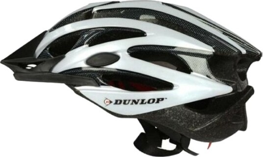 Dunlop Justerbar Sykkelhjelm Hvit Led Størrelse M Dunlop Justerbar Sykkelhjelm Hvit Led Størrelse M