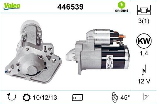 VALEO 446539 Starter VALEO 446539 Starter