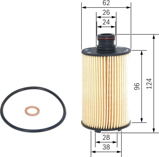 Oljefilter BOSCH F 026 407 154