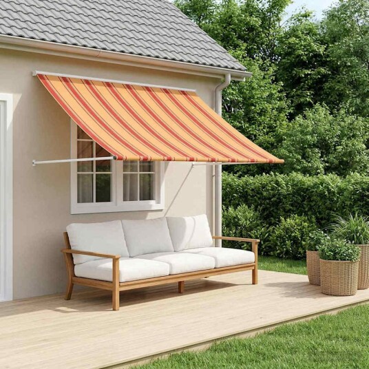 vidaXL Markise Flerfarget 400 x 150 cm