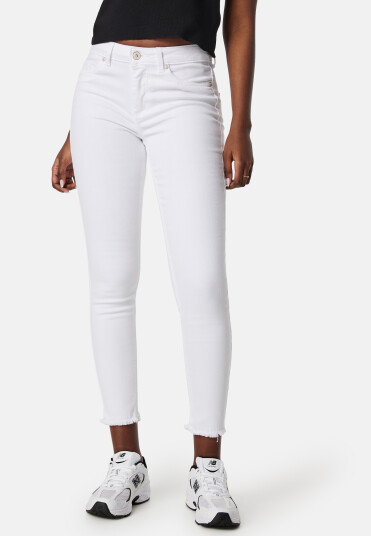 ONLY Blush Life Mid Ank Raw White S/32