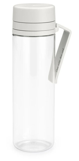 Brabantia Make & Take vannflaske med sil 0,5 L Lysegrå Brabantia Make & Take vannflaske med sil 0,5 L Lysegrå
