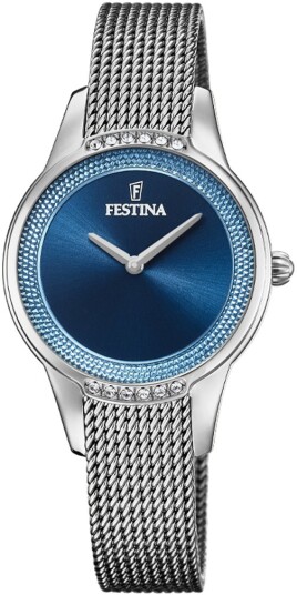 Festina Dameklokke F20494 2 Mademoiselle Blå/Stål Ø30.2 mm Festina Dameklokke F20494 2 Mademoiselle Blå/Stål Ø30.2 mm