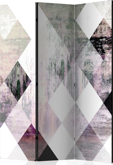 Romdeler Rhombic Chessboard Pink - Artgeist sp. z o. o.