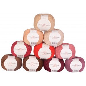 Infinity Hearts Rose 8/4 Garnpakke 23 Røde og Brune nyanser 10 stk Rød og Brun nuancer Infinity Hearts Rose 8/4 Garnpakke 23 Røde og Brune nyanser 10 stk Rød og Brun nuancer