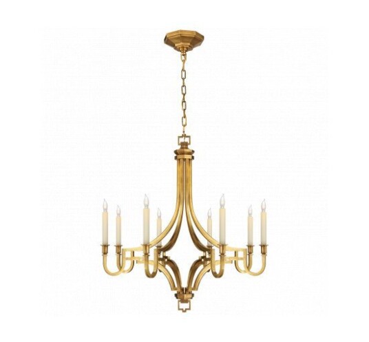 Small Mykonos Chandelier Antique-Burnished Brass Small Mykonos Chandelier Antique-Burnished Brass