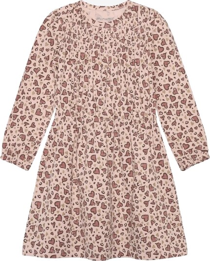 Minymo Dress Ls Aop - CAMEO ROSE - 92