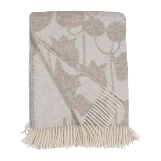 Almedahls Skogen pledd 130x170 cm Beige-off white Almedahls Skogen pledd 130x170 cm Beige-off white