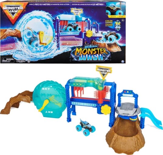 Monster Jam 1:64 Lekesett Bilvask