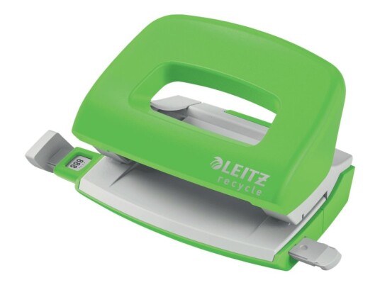 Leitz Nexxt Recycle - Hullstanser - Mini - 10 Ark / 1 Mm - Plast Metall - Grønn