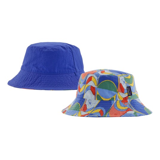 Patagonia Baby Sun Bucket Hat Eddy Blue 3 6M Patagonia Baby Sun Bucket Hat Eddy Blue 3 6M