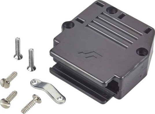 Fci D-Sub 863093C37alf D-Sub-Kabinett Poltall: 37 Plast Metallisert 90° Svart 1 Stk