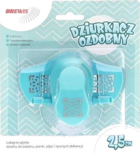 Brewis Julepynt Dekorativ Kantpunch Rosett 2,5 Cm