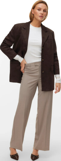 Vero Moda Vmtexas Mw Straight Pant Noos Beige XS x 32 Vero Moda Vmtexas Mw Straight Pant Noos Beige XS x 32
