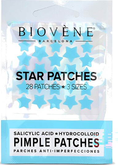 Biovène STAR PATCHES Blue Pimple Patches Anti-Blemish Stars 28 patc Biovène STAR PATCHES Blue Pimple Patches Anti-Blemish Stars 28 patc