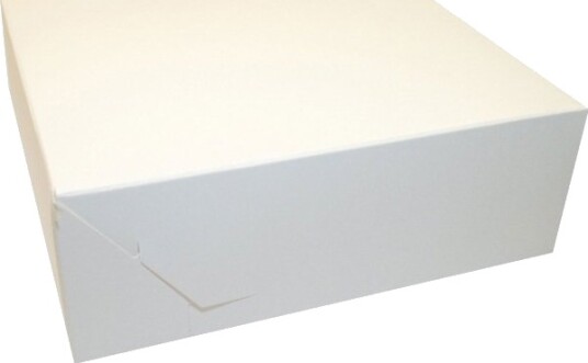 Kageæske Fold Selv Nr 3 Høj L230xb230xh80mm Pap Hvid,250 Stk/Krt Kageæske Fold Selv Nr 3 Høj L230xb230xh80mm Pap Hvid,250 Stk/Krt