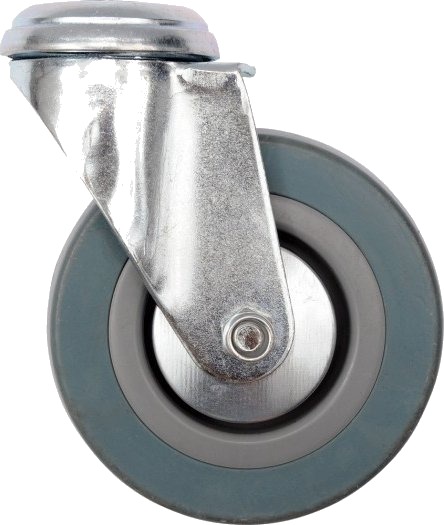 Vorel Svinghjul Grå Gummibelegg 75 Mm