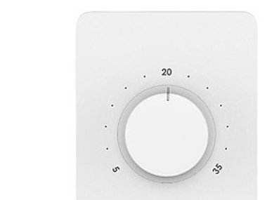 Pettinaroli ALOM12090 Pro Rumtermostat Analog Hvid