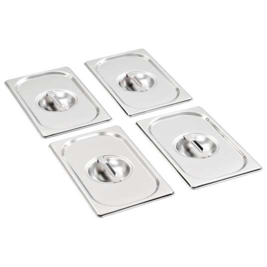  Pannelokk 4 stk GN 1/4 rustfritt stål 50905