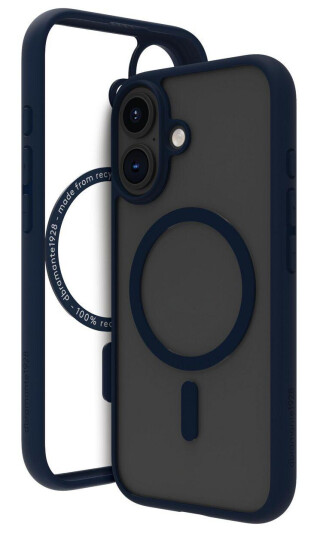 DBRAMANTE1928 Grenen MagSafe iPhone 16 Blue STD-MED