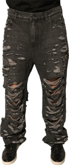 Dolce & Gabbana Herre Jeans Grå L,