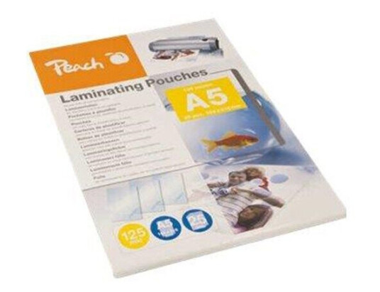 Peach - 25-pack - A5 - lamination pouches