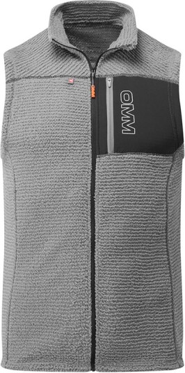 Omm Core Zipped Vest M Løpevest Grey L